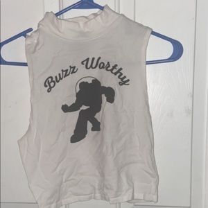 Disney turtle neck crop top 😻